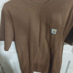 LIKE NEW Carhartt Brown Pocket T-Shirt